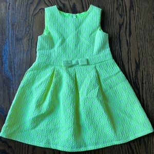 Cat & Jack girls neon dress in good condition size 4T